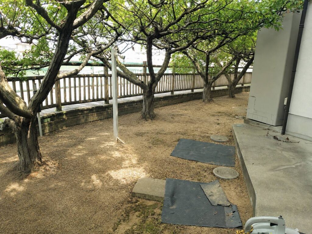 民家　作業前